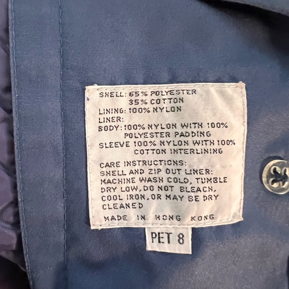 Nordstrom Vintage Button Up Removable Lining Jacket Size Petite 8 - Picture 10 of 16